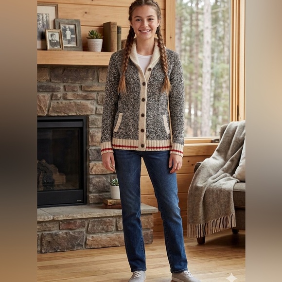 Roots Sweaters - Roots Cabin Kids/youth  Cardigan XXL